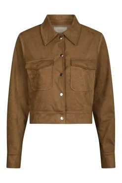 Neo Noir Sæt 🛍️|Overtøj & Jakker<Tamari Faux Suede Jacket 164712