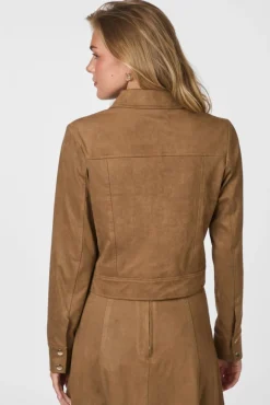 Neo Noir Sæt 🛍️|Overtøj & Jakker<Tamari Faux Suede Jacket 164712