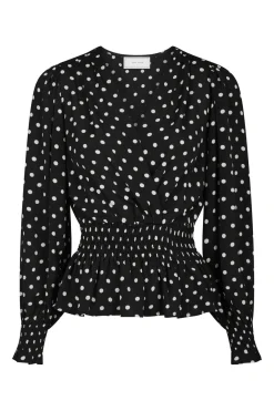 Neo Noir Bluser & Skjorter<Tamona Crepe Dot Blouse 167939