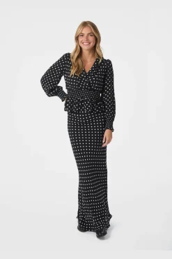 Neo Noir Bluser & Skjorter<Tamona Crepe Dot Blouse 167939