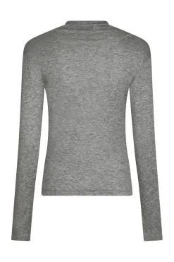 Neo Noir Bluser & Skjorter<Teddu Fine Rib Blouse 167164