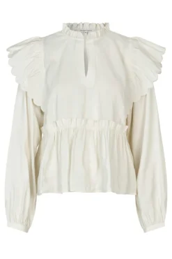 Hot Terra Frill Blouse 60042 Bluser & Skjorter