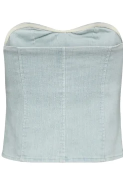 Co´Couture T-Shirts & Toppe<Terracc Denim Corsage 33156