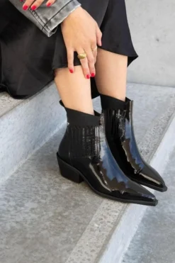 Clearance The Walking Boot Patent Copenhagen Shoes|Støvler