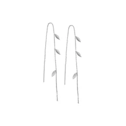 Stine A Øreringe<Three Leaves Earring Silver