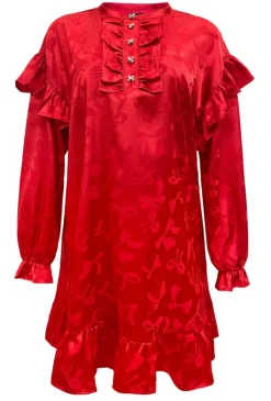 Sale Tia-Ls-Frill Dress 22076 Kjoler