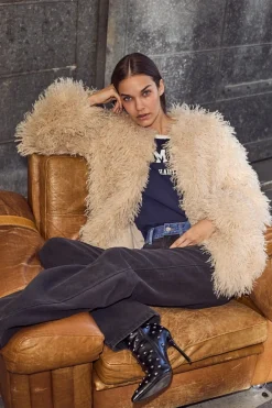 Hot Tibet Fur Jacket HL10275 Overtøj & Jakker
