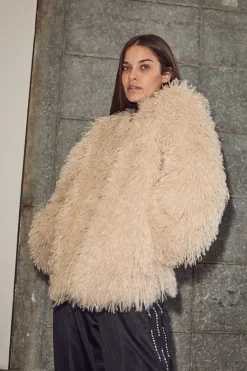 Hot Tibet Fur Jacket HL10275 Overtøj & Jakker
