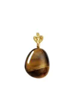 Maanesten Halskæder<Tiger Eye Earth Pendant