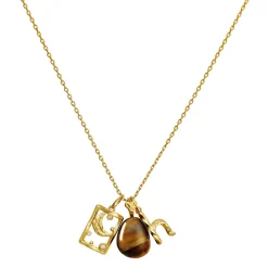 Maanesten Halskæder<Tiger Eye Earth Pendant