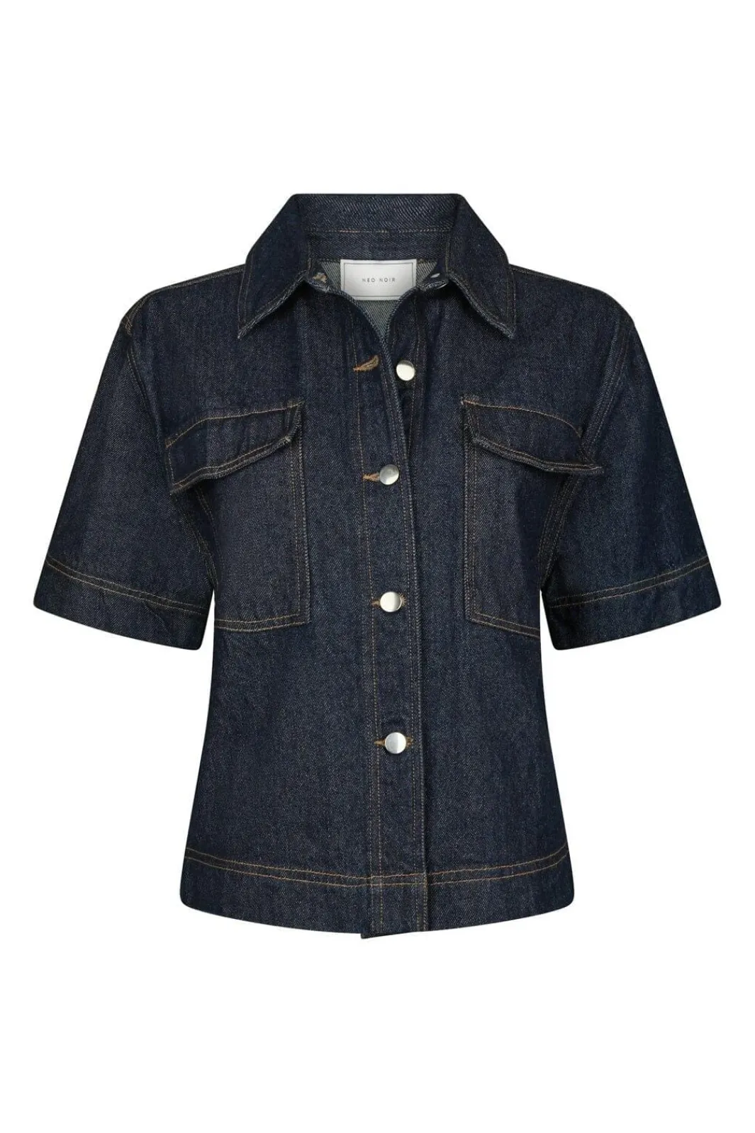 Neo Noir Bluser & Skjorter|Ammevenligt Tøj<Tiki Denim Shirt 164303