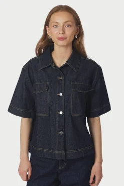Neo Noir Bluser & Skjorter|Ammevenligt Tøj<Tiki Denim Shirt 164303
