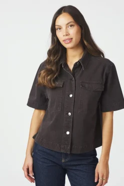 Neo Noir Bluser & Skjorter|Ammevenligt Tøj<Tiki Solid Shirt 166370