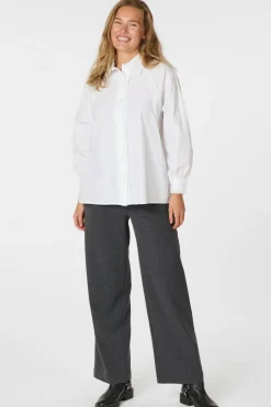Clearance Tilly C Poplin Shirt 163534 Bluser & Skjorter|Ammevenligt Tøj