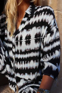 Discount Tine-Tie-Dye-Shirt 22195 Bluser & Skjorter|Sæt 🛍️