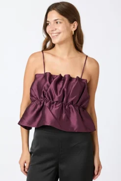 Neo Noir T-Shirts & Toppe<Tipton Dull Satin Top