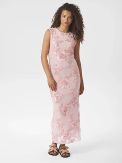 Hot Tiranna Big Flower Mesh Dress 166824 Kjoler