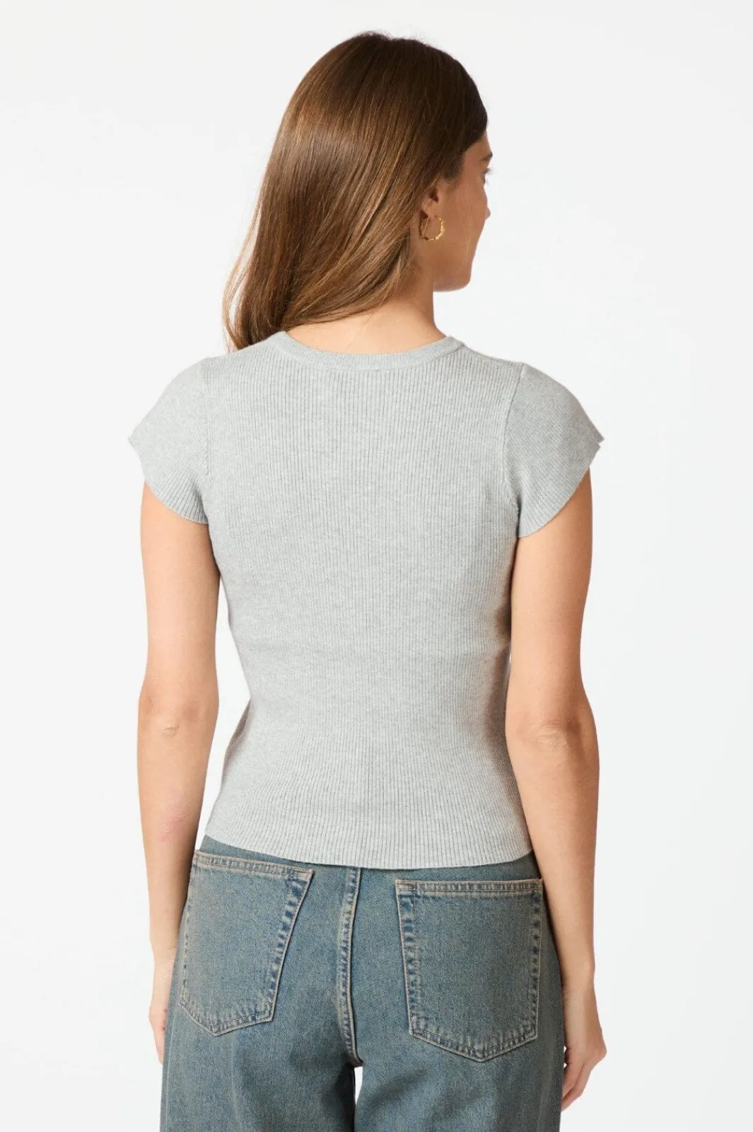 Hot Tirra Knit Tee 163378 T-Shirts & Toppe