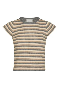 Discount Tirra Simple Stripe Knit Top 166630 Strik|Bluser & Skjorter