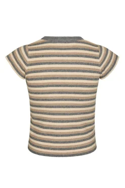 Discount Tirra Simple Stripe Knit Top 166630 Strik|Bluser & Skjorter