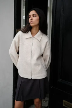 Neo Noir Overtøj & Jakker<Titan Soft Boucle Jacket 162865