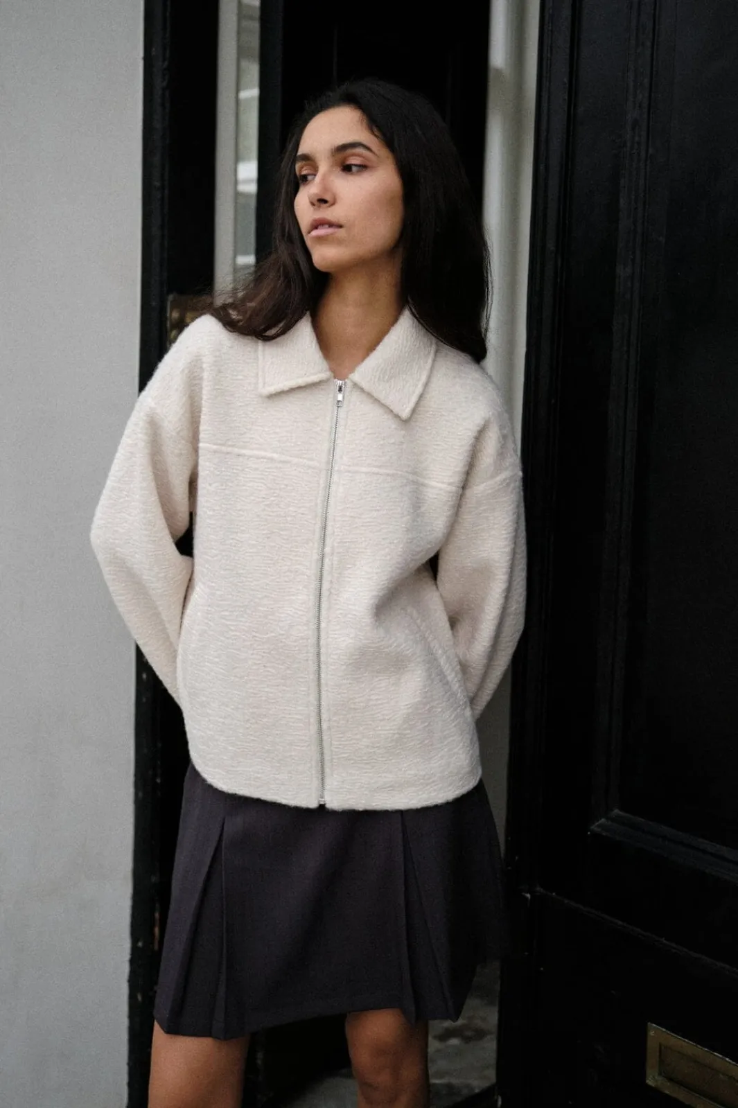 Neo Noir Overtøj & Jakker<Titan Soft Boucle Jacket 162865