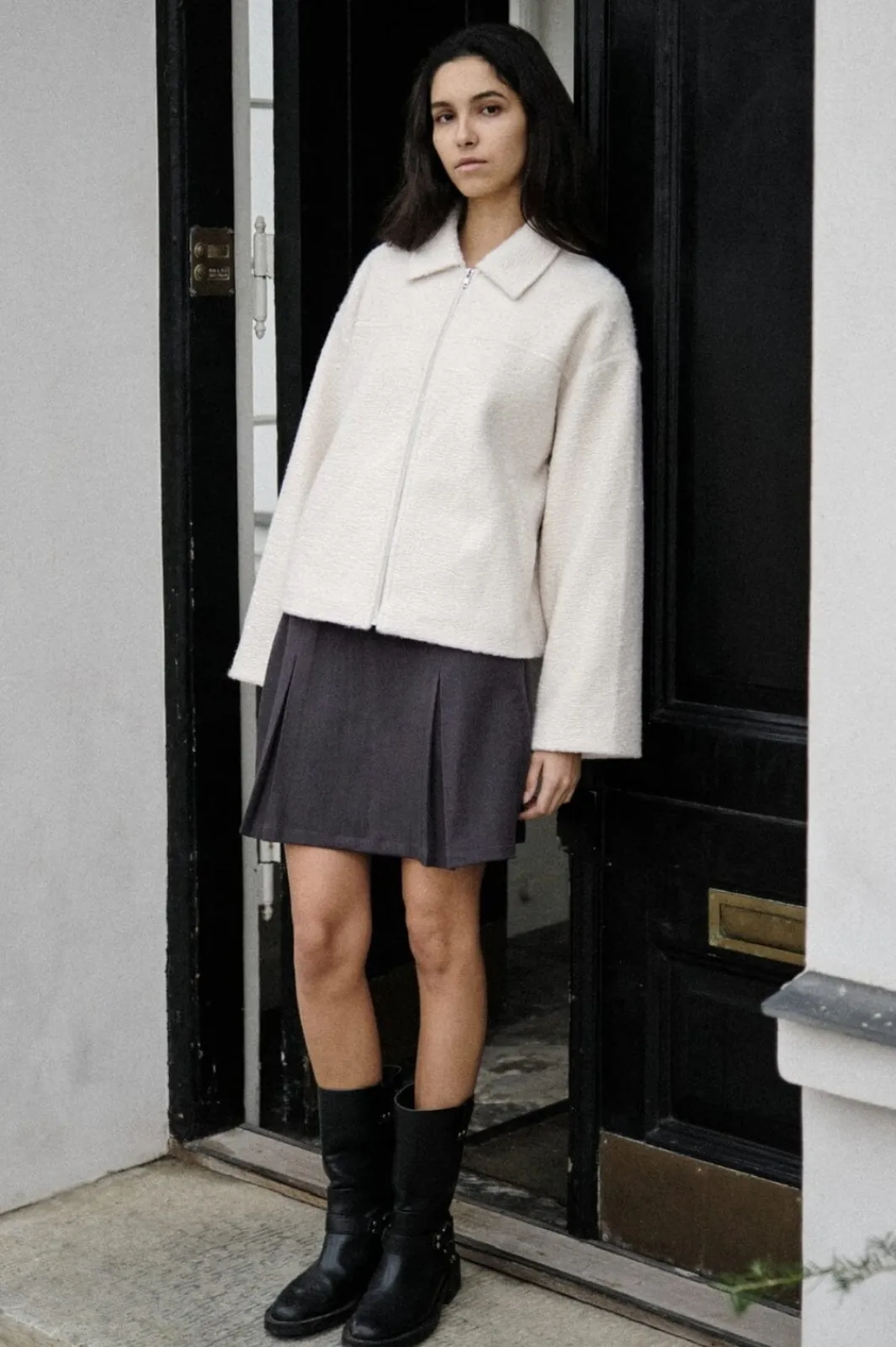 Neo Noir Overtøj & Jakker<Titan Soft Boucle Jacket 162865