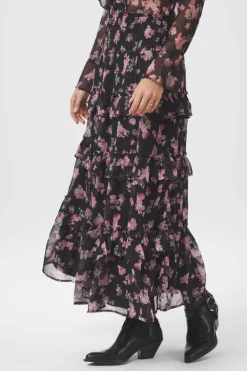 Sale Toddy Marigold Print Skirt 165526 Sæt 🛍️|Nederdele