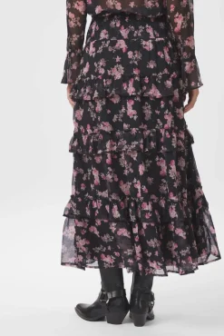 Sale Toddy Marigold Print Skirt 165526 Sæt 🛍️|Nederdele