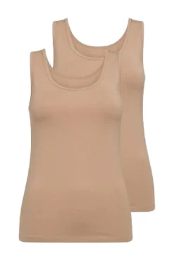 Sale Top Wide Straps 2-Pack 8600-1 T-Shirts & Toppe
