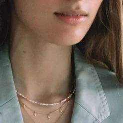Stine A Halskæder<Tout Petit Ile De L'Amour Necklace Goldenen