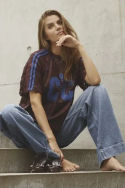 New Treycc Lace Tee 45046 T-Shirts & Toppe