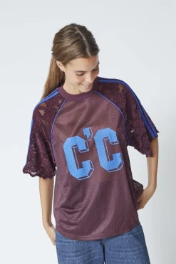 New Treycc Lace Tee 45046 T-Shirts & Toppe
