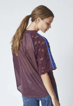 New Treycc Lace Tee 45046 T-Shirts & Toppe