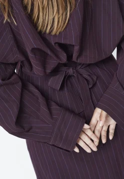 Co´Couture Kjoler|Ammevenligt Tøj<Trinnycc Stripe Batwing Dress 46011