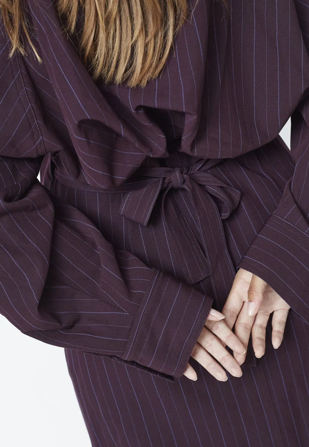 Co´Couture Kjoler|Ammevenligt Tøj<Trinnycc Stripe Batwing Dress 46011