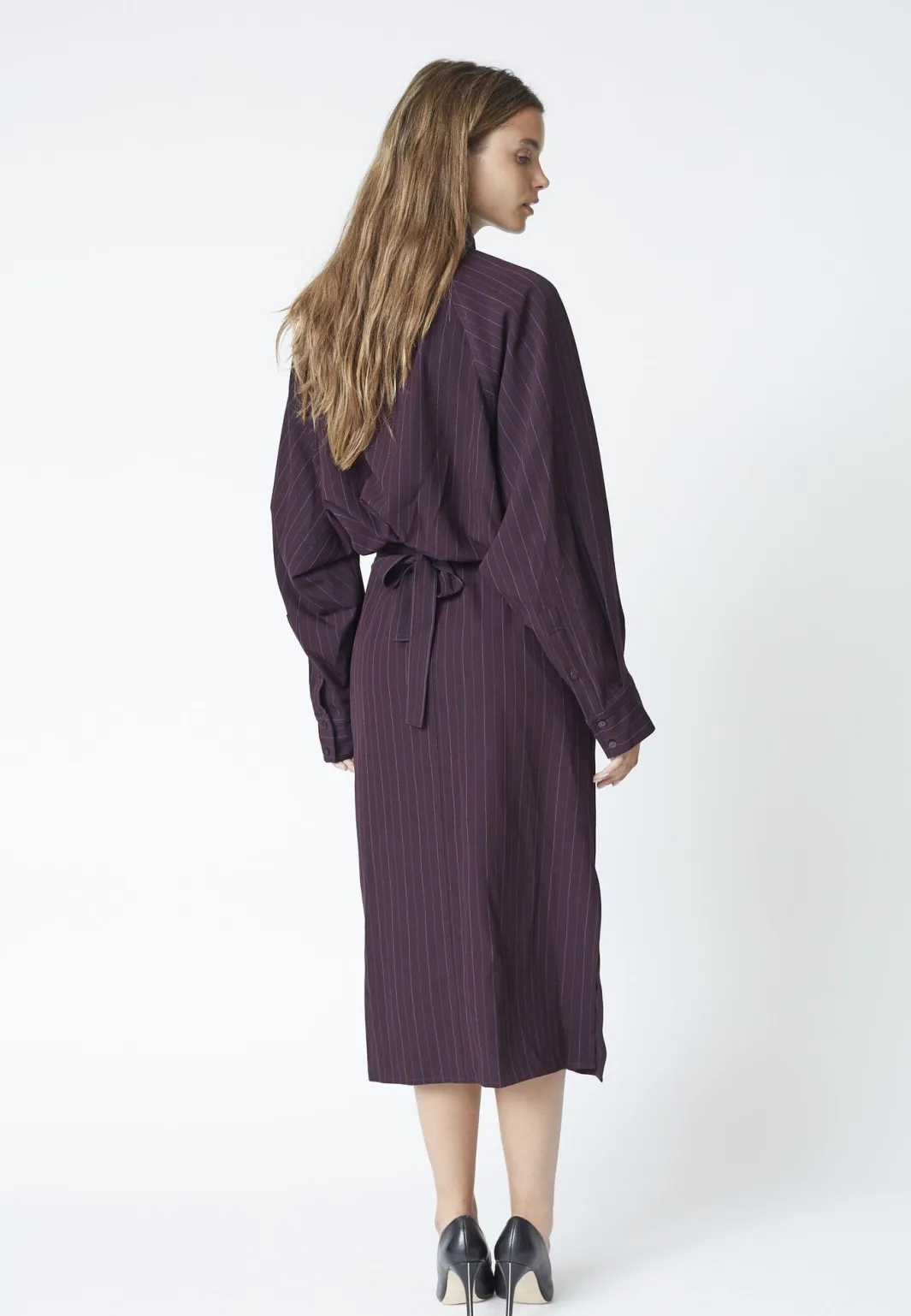 Co´Couture Kjoler|Ammevenligt Tøj<Trinnycc Stripe Batwing Dress 46011