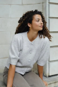 Trudy Deco Knit Cardigan 164514 Cardigans|Ammevenligt Tøj