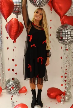 Liberte Kjoler<Tulle-Ls-Bow-Dress 22124