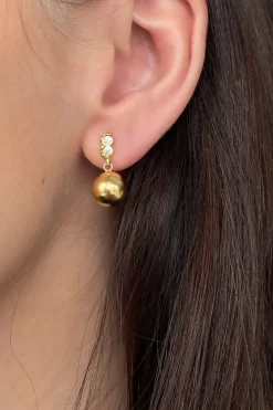 Stine A Øreringe<Twin Flow & Disco Ball Earring