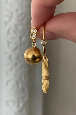 Stine A Øreringe<Twin Flow & Disco Ball Earring