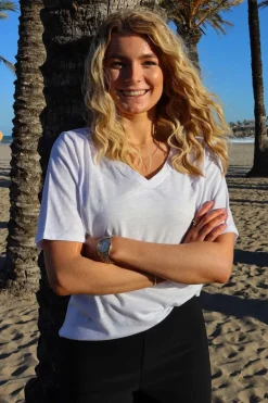 Liberte T-Shirts & Toppe<Ulla-Ss-Vneck-Tshirt 21675