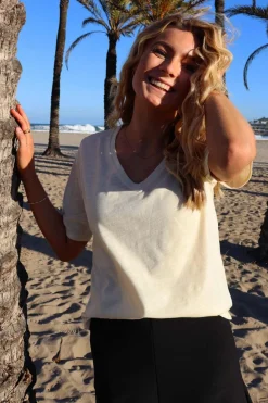 Liberte T-Shirts & Toppe<Ulla-Ss-Vneck-Tshirt 21675