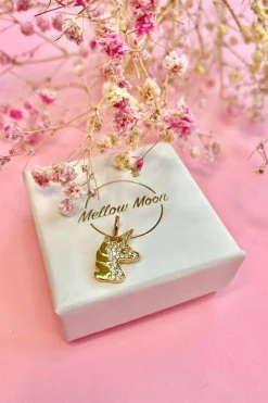 Mellow Moon Halskæder<Unicorn vedhæng