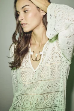 Haute L'Amitié Kjoler<Utopia Lace Ls Buckle Dress HL10081