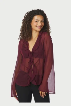 Discount Valappa Chiffon Blouse 166668 Bluser & Skjorter|Ammevenligt Tøj