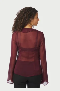 Discount Valappa Chiffon Blouse 166668 Bluser & Skjorter|Ammevenligt Tøj