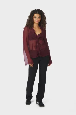 Discount Valappa Chiffon Blouse 166668 Bluser & Skjorter|Ammevenligt Tøj
