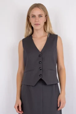 Neo Noir Veste<Vendetta Melange Vest