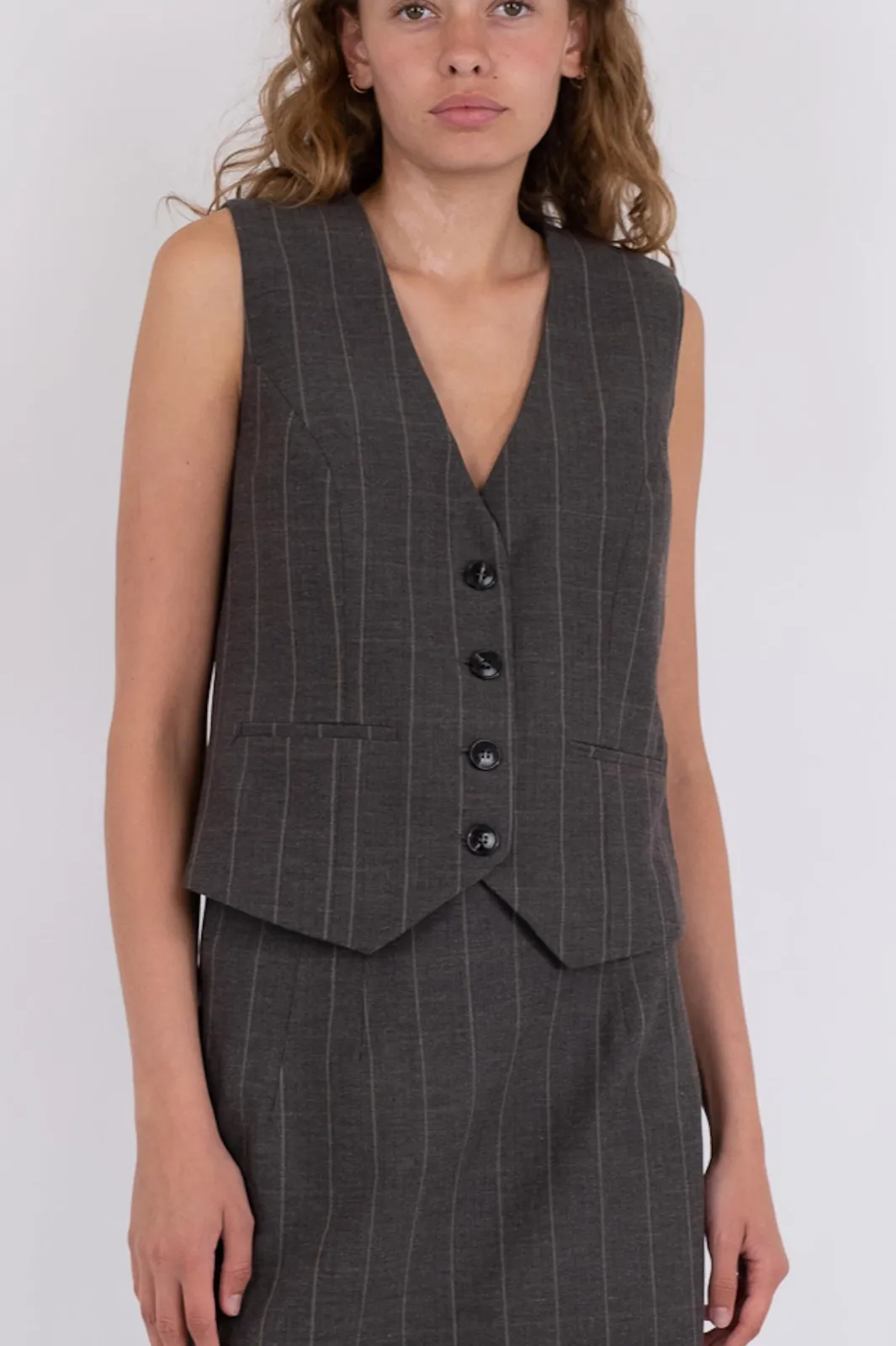 Hot Vendetta Soft Check Vest Veste|Ammevenligt Tøj